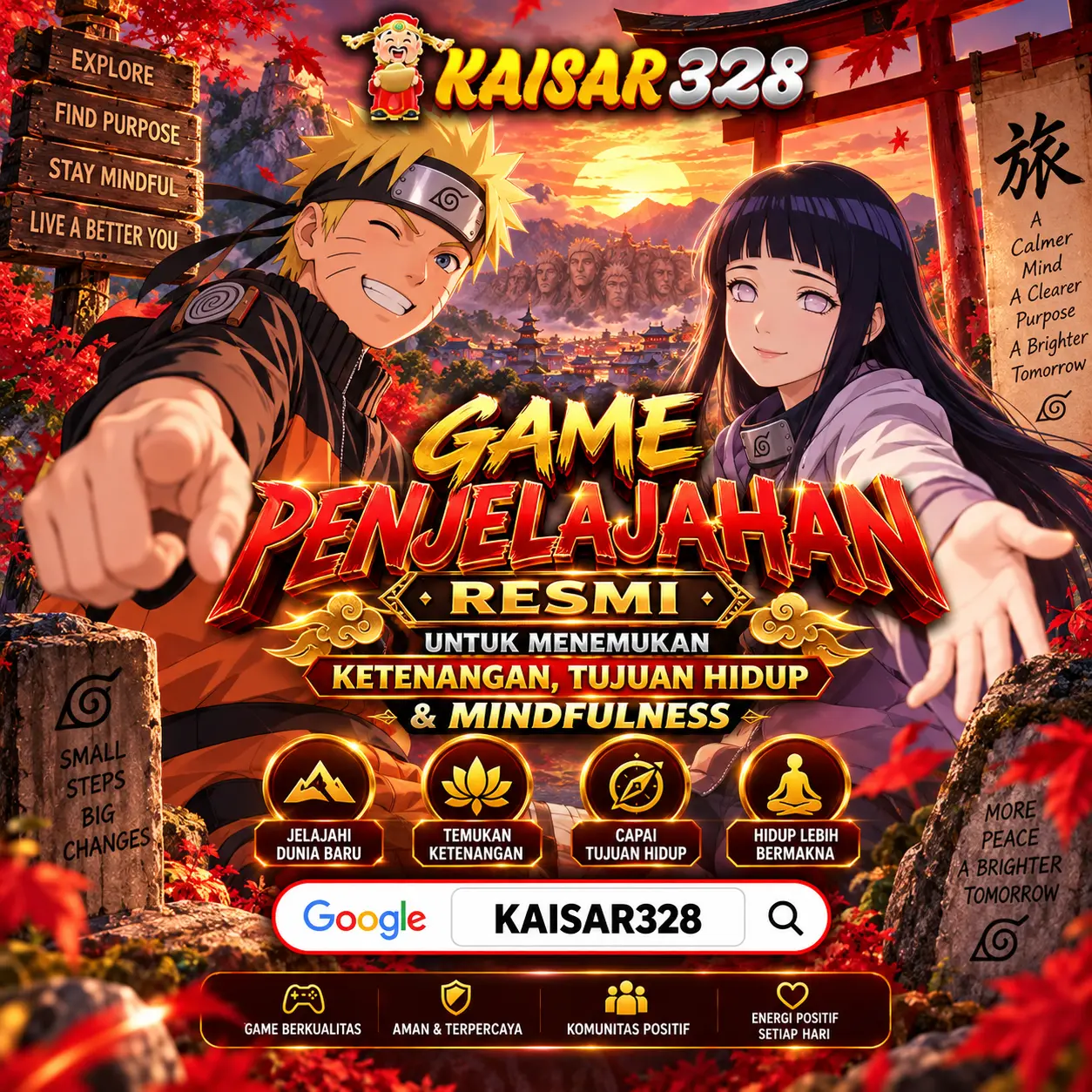 KAISAR328: Game Penjelajahan Resmi Temukan Ketenangan, Tujuan Hidup & Mindfulness